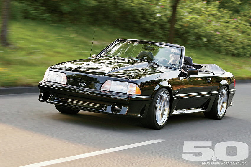 1991 Ford Mustang decappottabile, mustang foxbody Sfondo HD