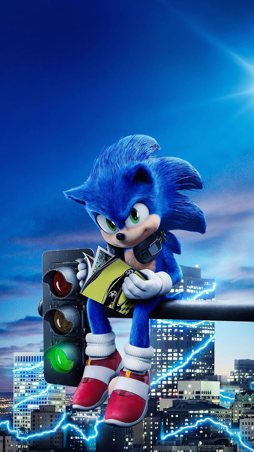 Sonic The Hedgehog през 2020 г., Sonic срещу Shadow HD тапет за телефон