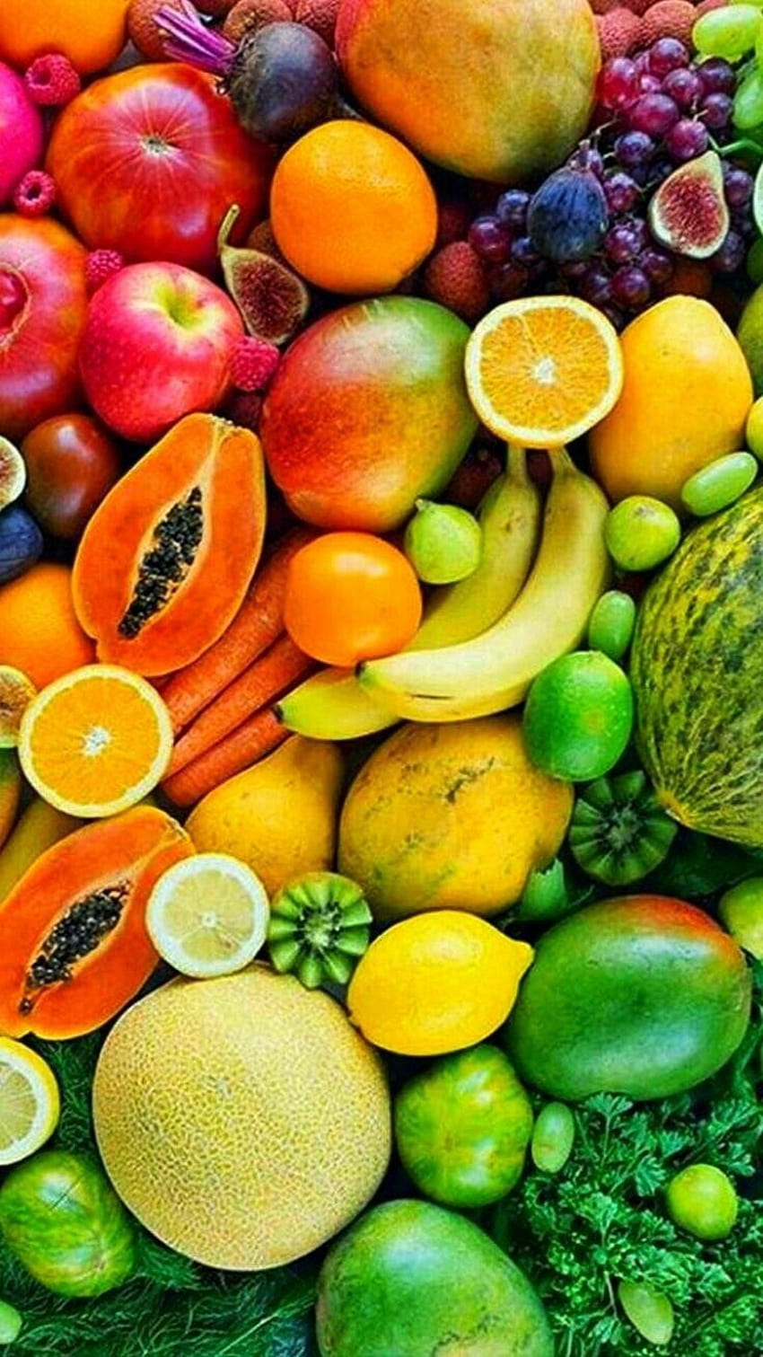 Frutta e verdura, varietà di frutta e verdura Sfondo del telefono HD