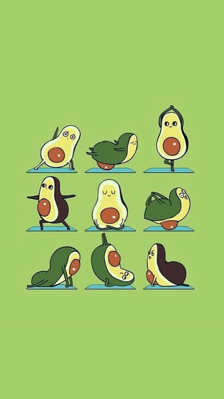 Illustrate 技術 Junkie 愛 on Funny, cute avocado HD phone wallpaper