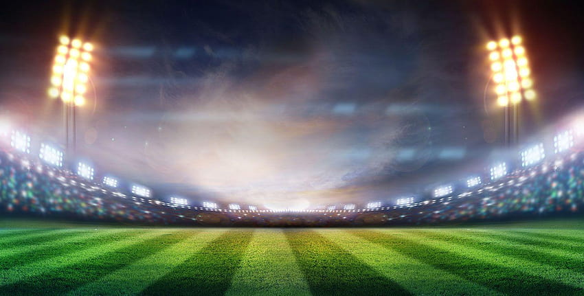 Stadionbeleuchtung, Cricketfeld HD-Hintergrundbild