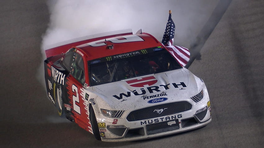 NASCAR: Brad Keselowski wins Digital Ally 400 at Kansas Speedway in OT HD wallpaper