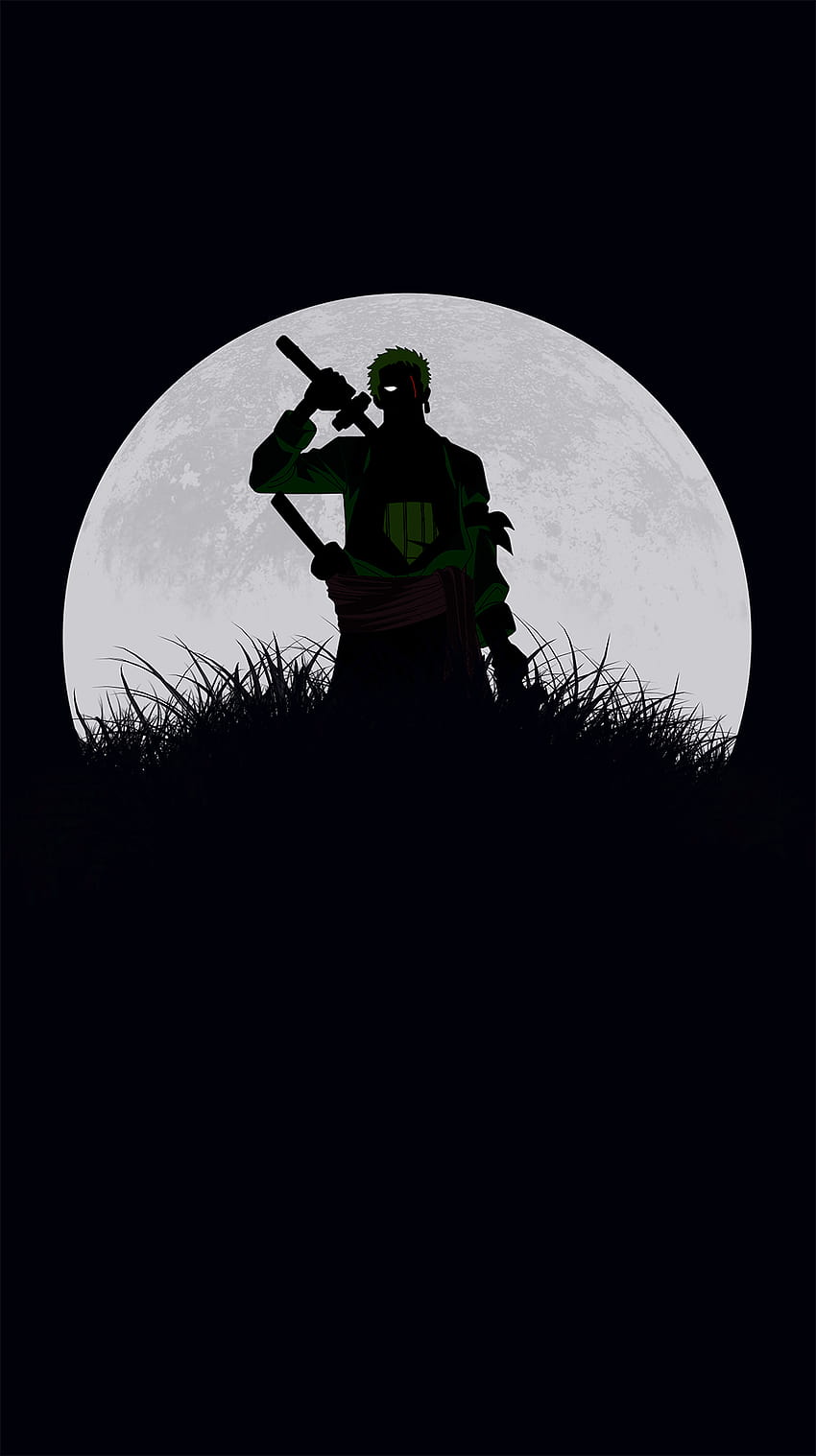 Roronoa Zoro Black, one piece dark HD phone wallpaper