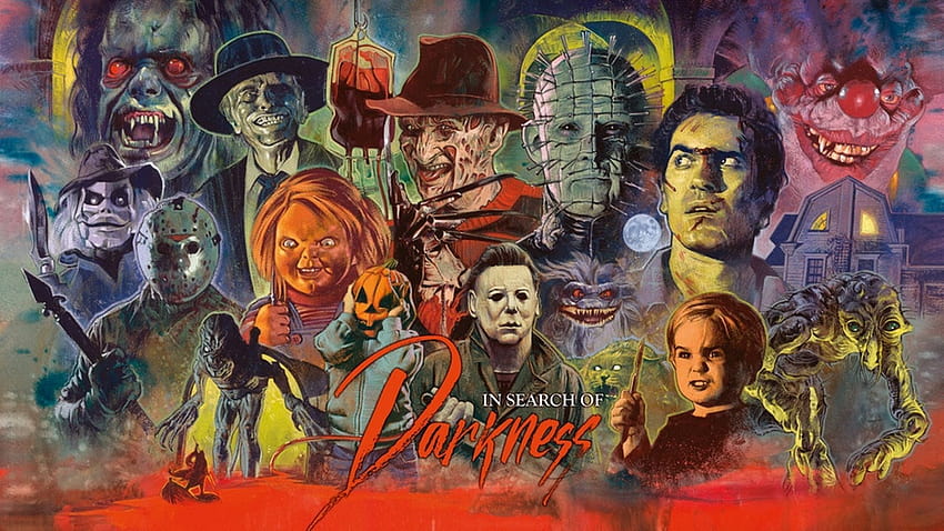 80s Horror icons HD wallpaper