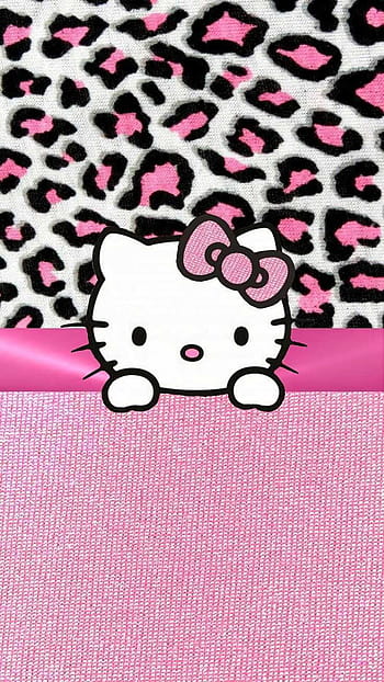 hello kitty pink bow wallpaper