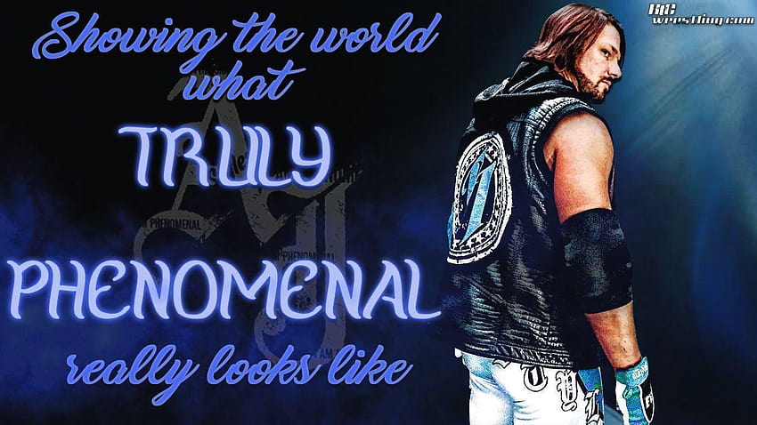 AJ Styles – มหัศจรรย์อย่างแท้จริง สไตล์ วอลล์เปเปอร์ HD