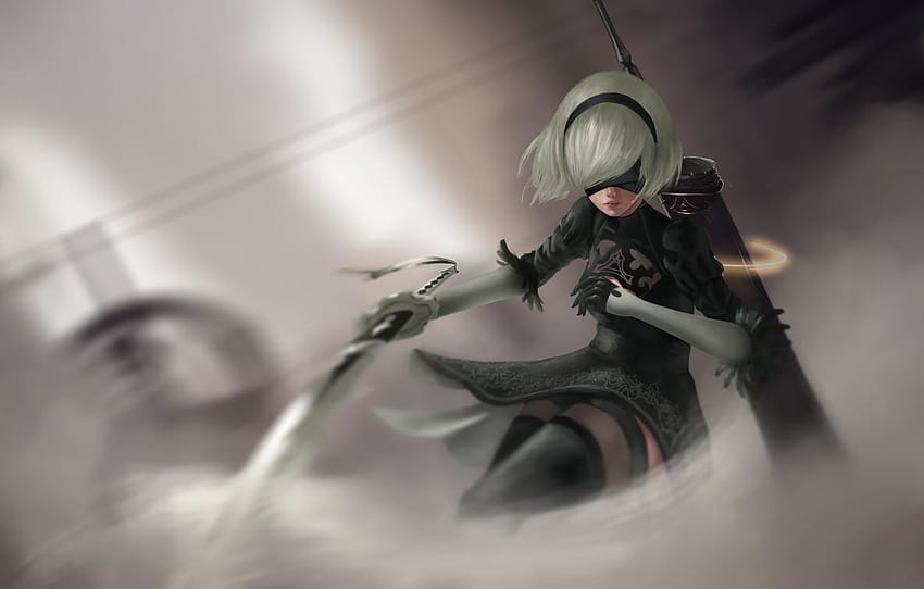 Cyberpunk 2077 Girl Samurai Jacket Nier 2B HD 4K Wallpaper #8.2207