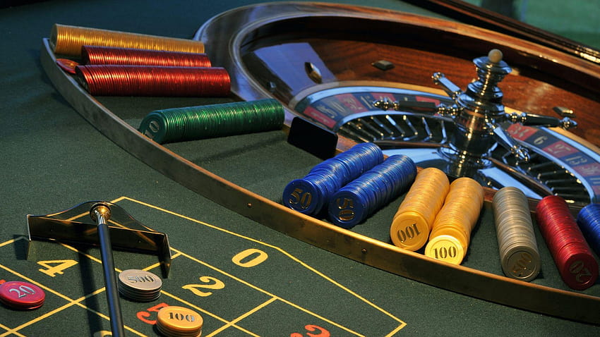 1920x1080 Casino, Roulette, Glücksspiel, Chips HD-Hintergrundbild