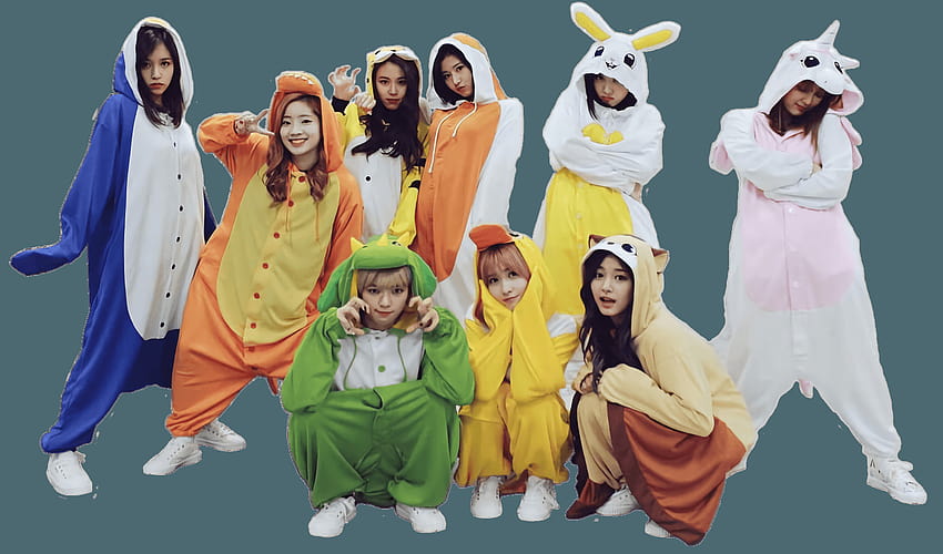 TWICE Onesies [4 versions & transparent ver, twice group HD wallpaper