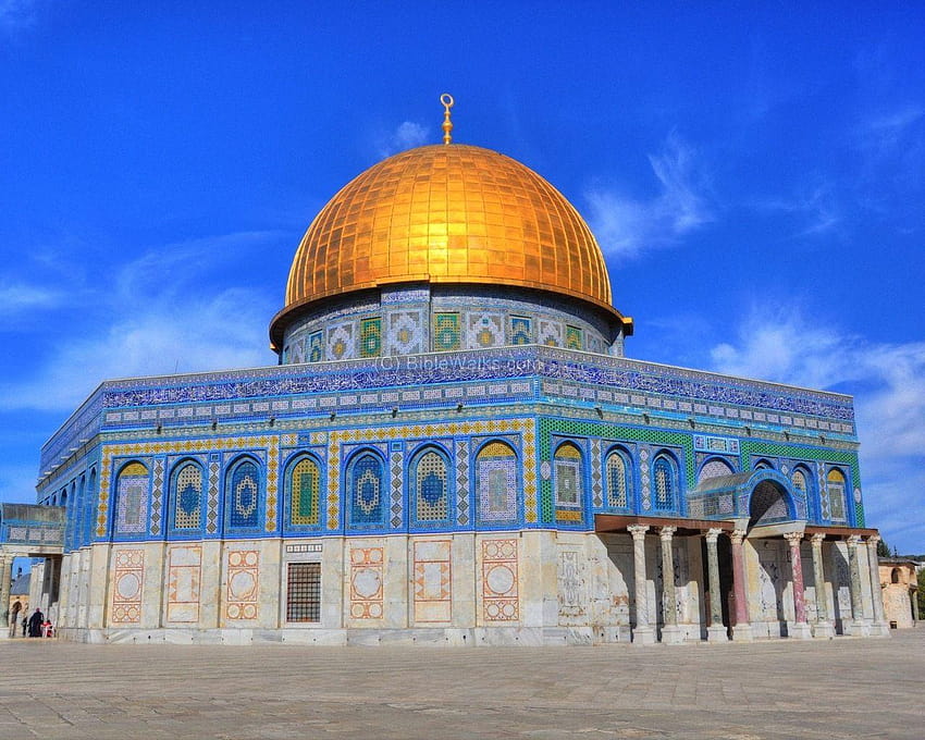 Jerusalem, dome of the rock HD wallpaper
