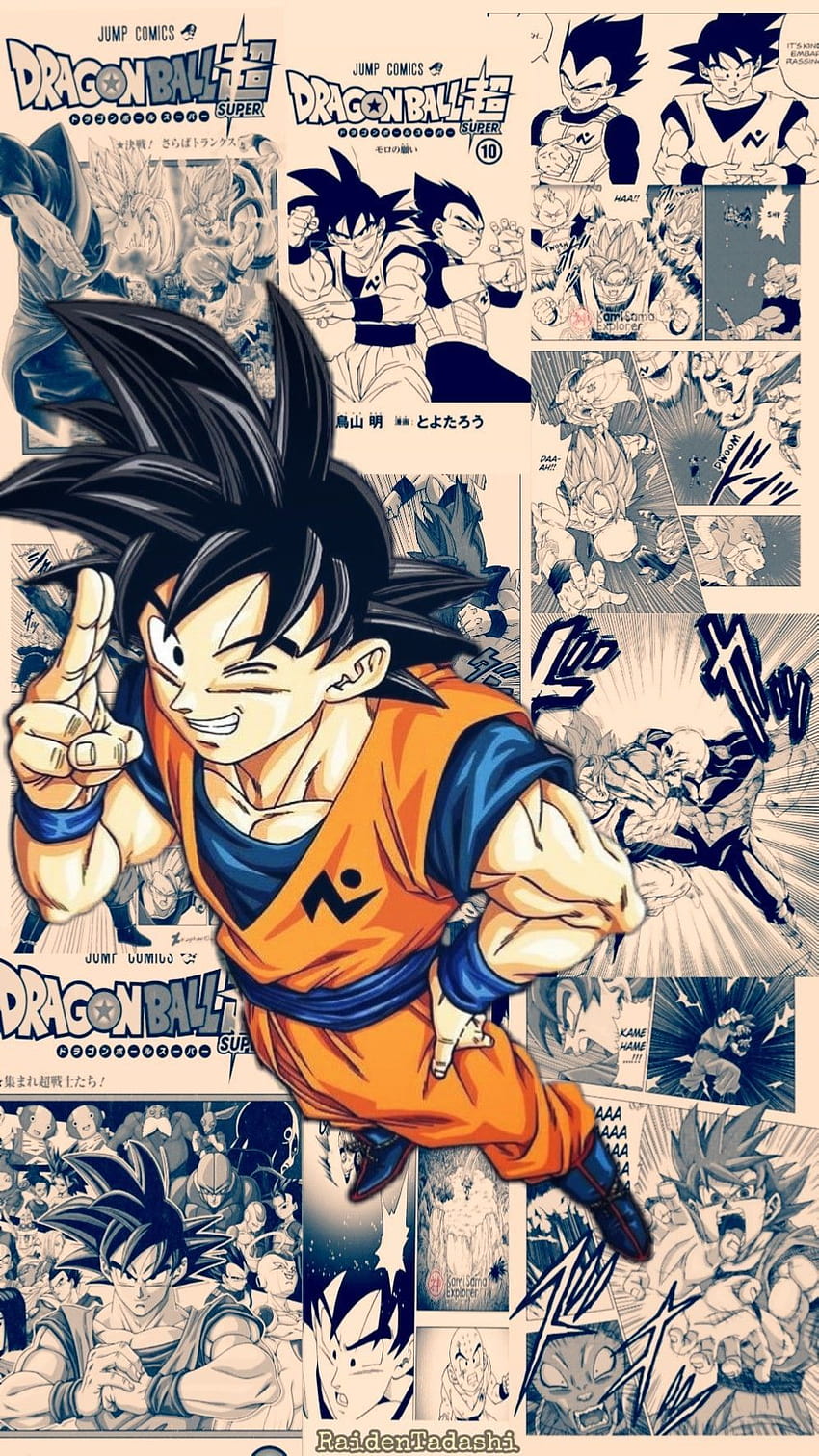 Goku Dibuat Oleh: RaidenTadashi, manga super bola naga wallpaper ponsel HD