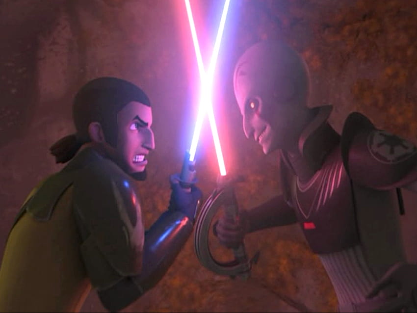 Star Wars: Rebels' Got Really Good, Y'all!, kanan jarrus contra el inquisidor fondo de pantalla