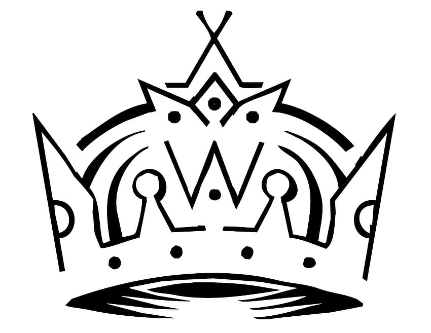Premium Vector | King crown in black and white a handdrawn sketch  highlighted on a white background vector illustration