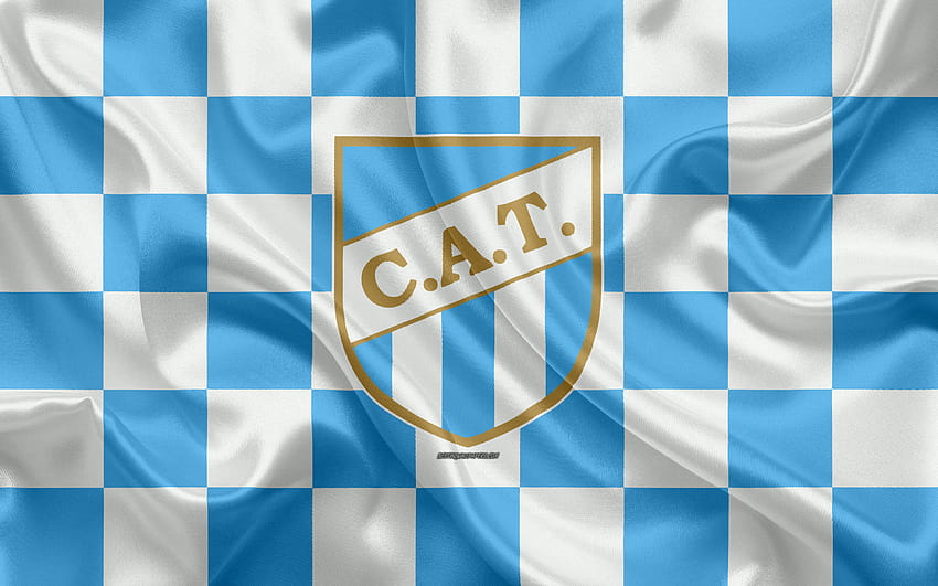 CA Tucuman, Logo, kreative Kunst, blau, Atletico Tucuman HD-Hintergrundbild