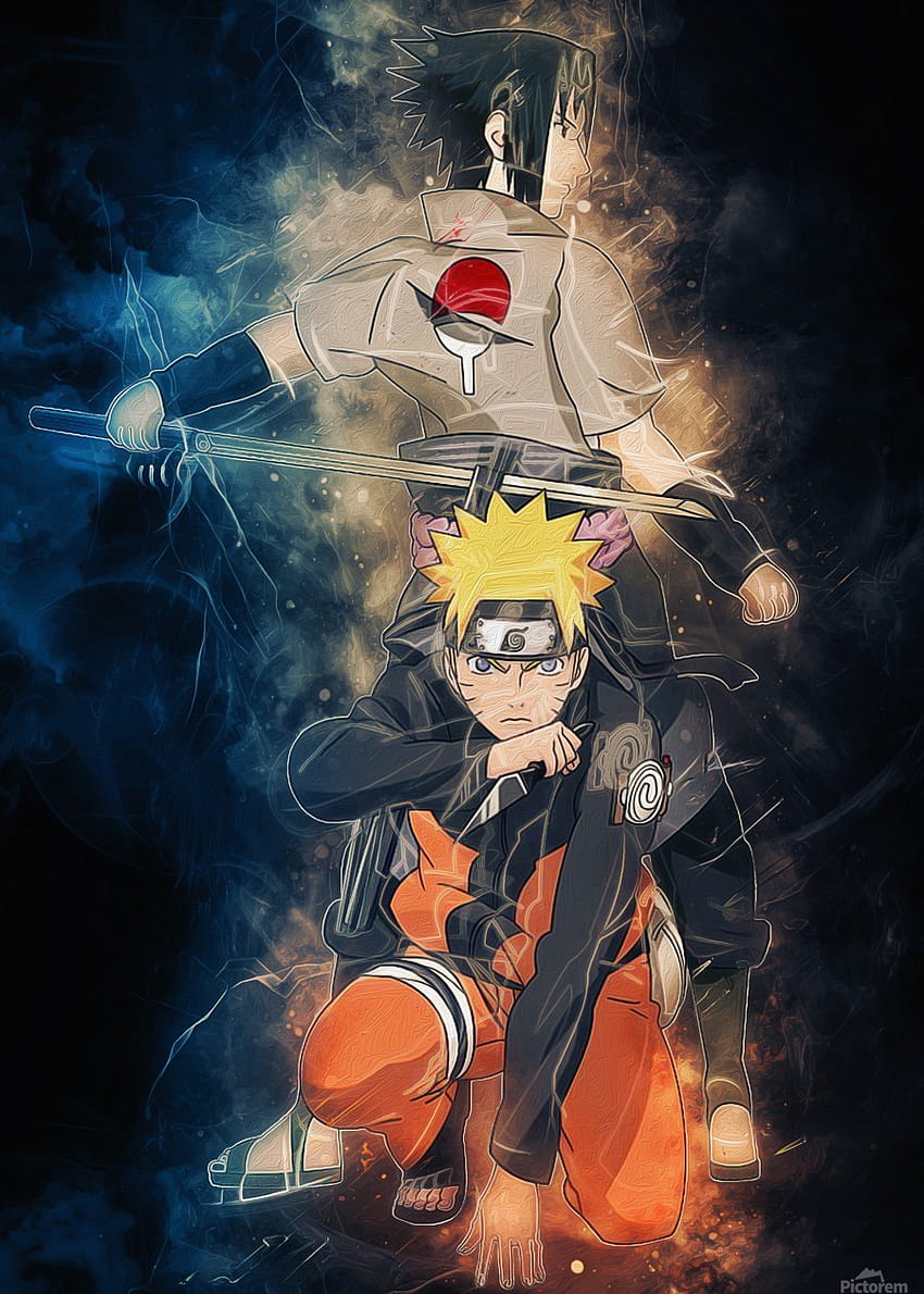 Naruto and Sasuke HD phone wallpaper