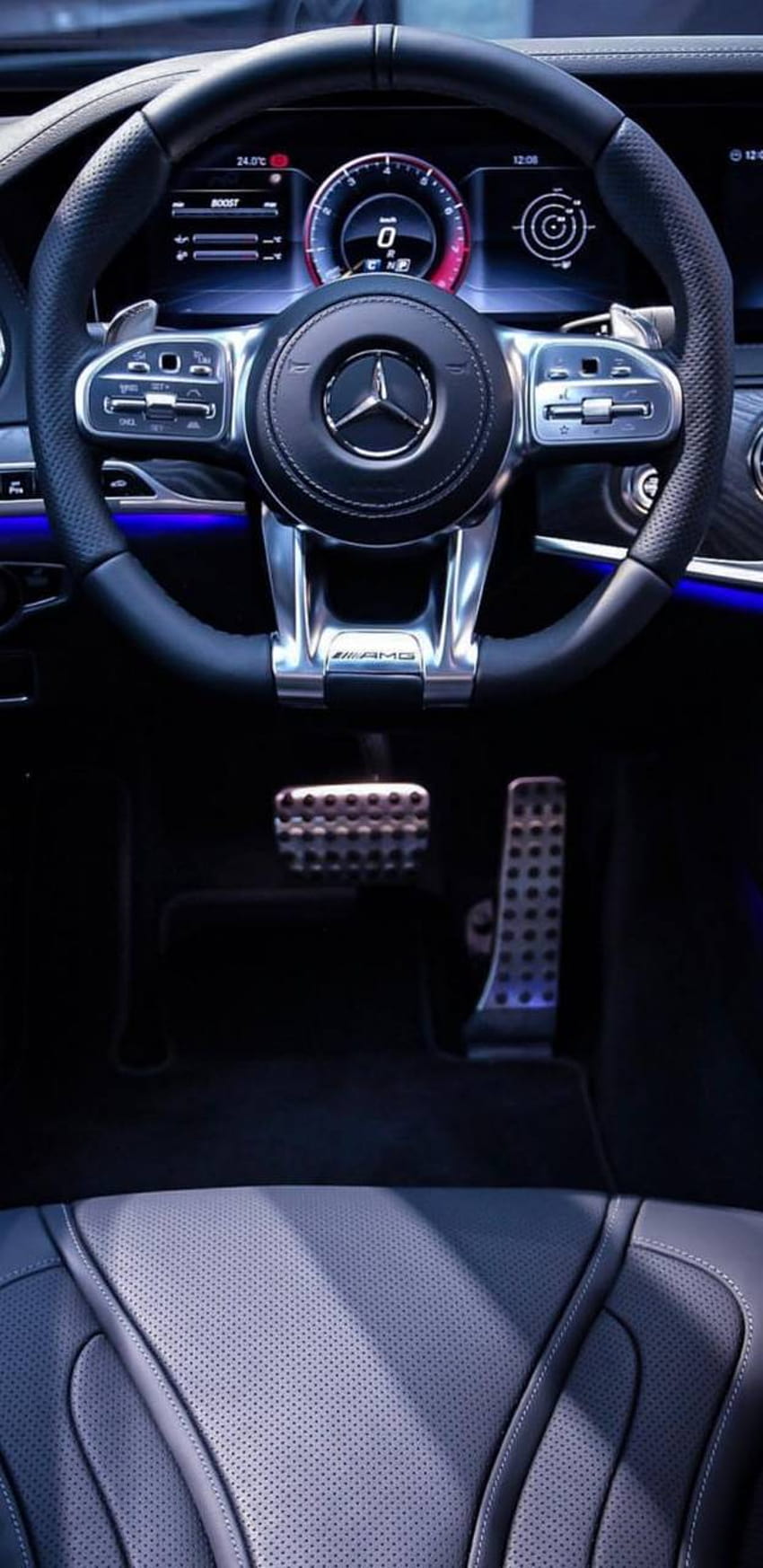 Mercedes benz, interior de mercedes fondo de pantalla del teléfono