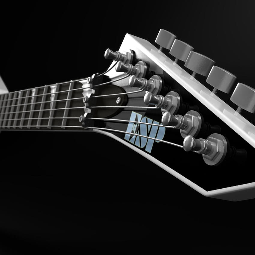 Guitarra, cordas, esp, fundo, configurações 2048x2048 Papel de, esp guitar HD phone wallpaper