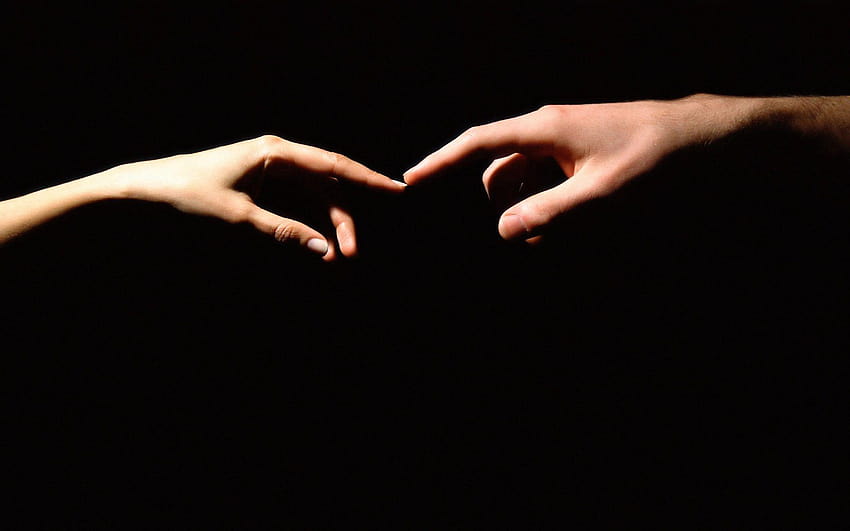 1920x1200 hands, fingers, love, touch, black, love black HD wallpaper