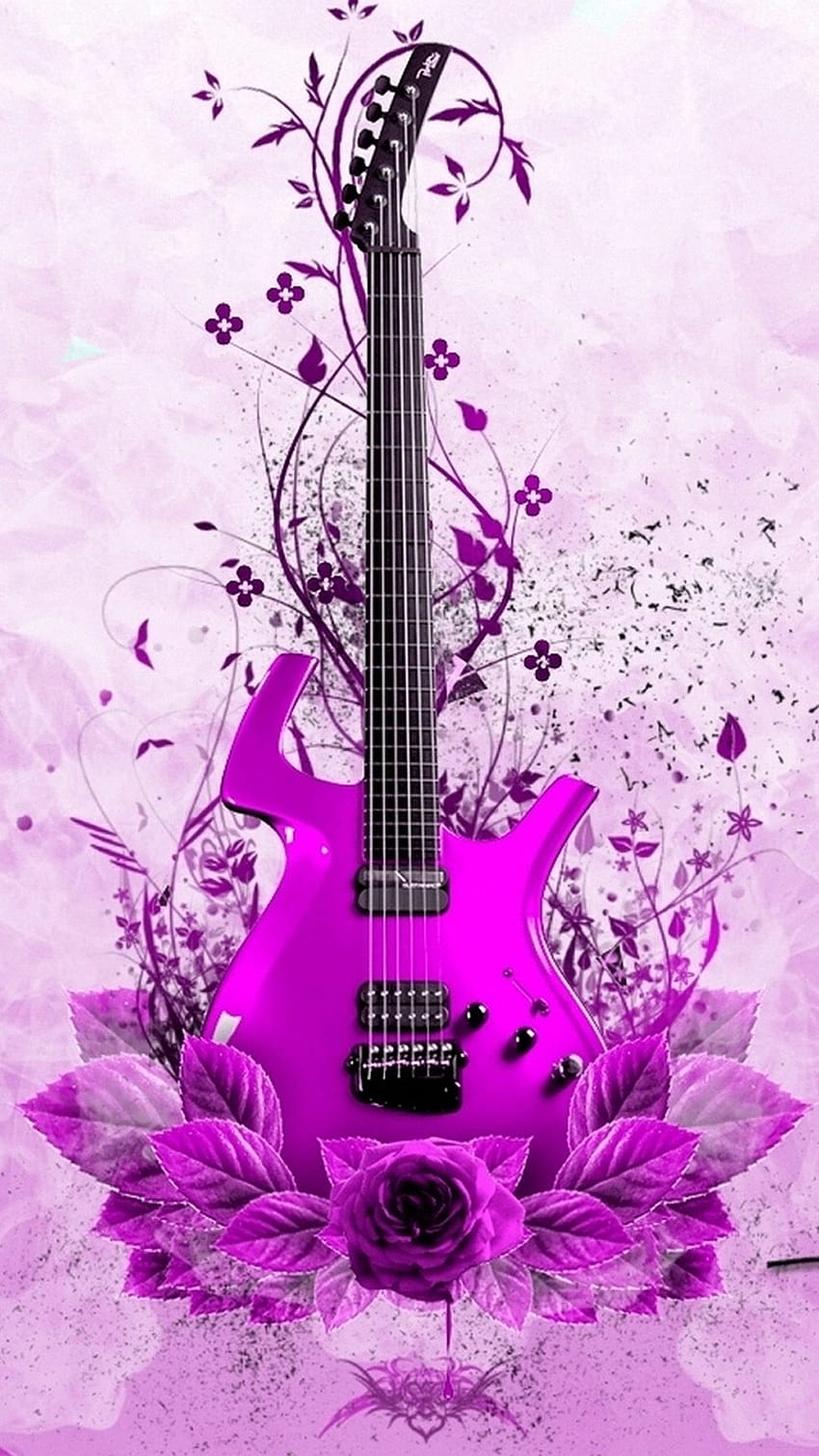 Abstract Music Guitar Instrument iPhone 8, a melhor guitarra para iphone Papel de parede de celular HD