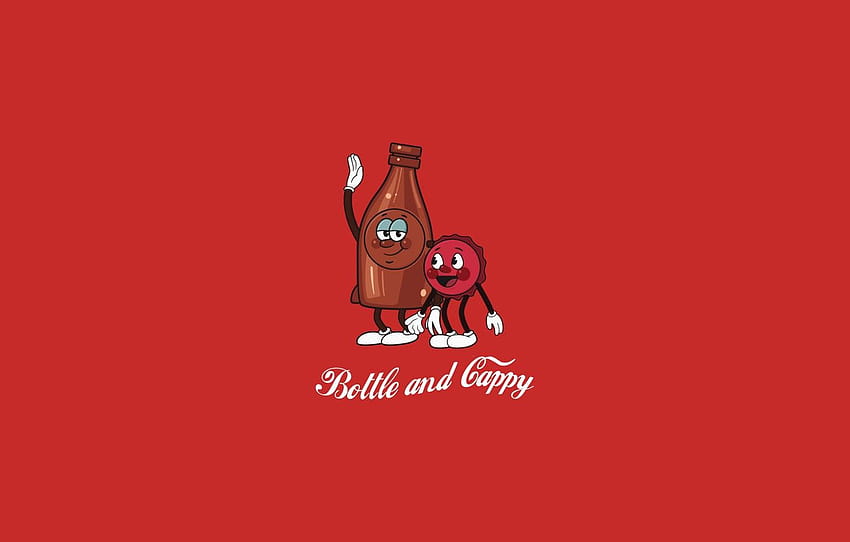 Minimalism, The game, Bottle, Fallout, Cover, Shelter, cappy HD wallpaper