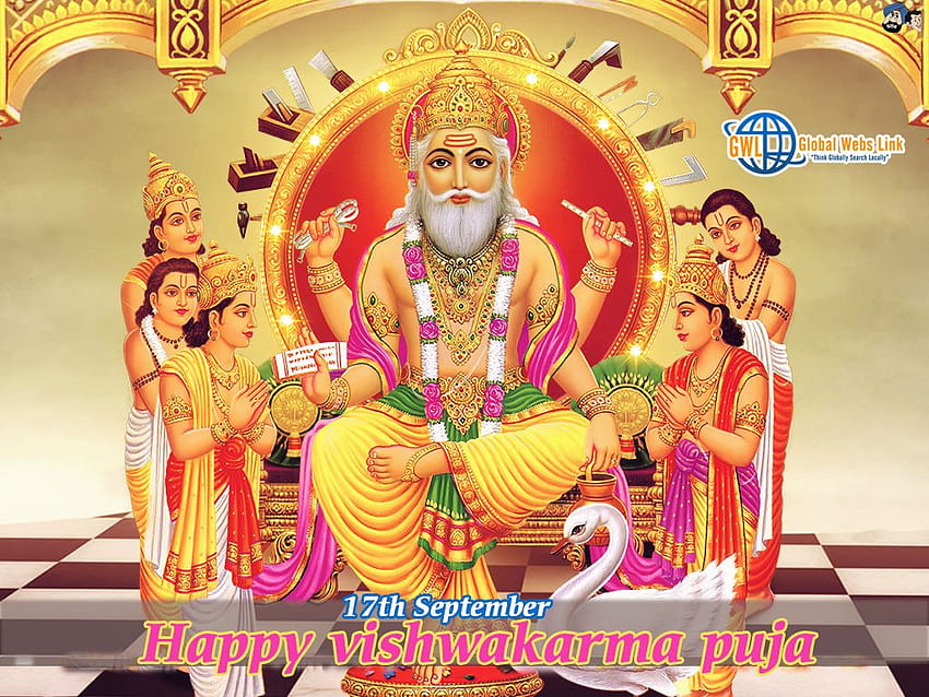 Happy vishwakarma puja 17th HD wallpaper
