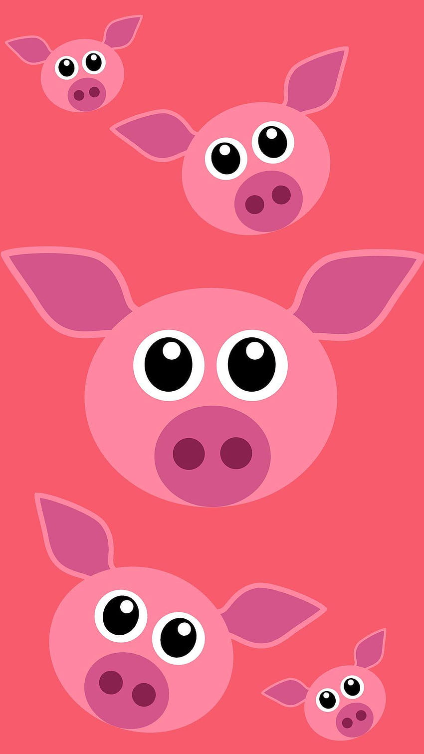 Pink Piggy Phone ...3369 Sfondo del telefono HD