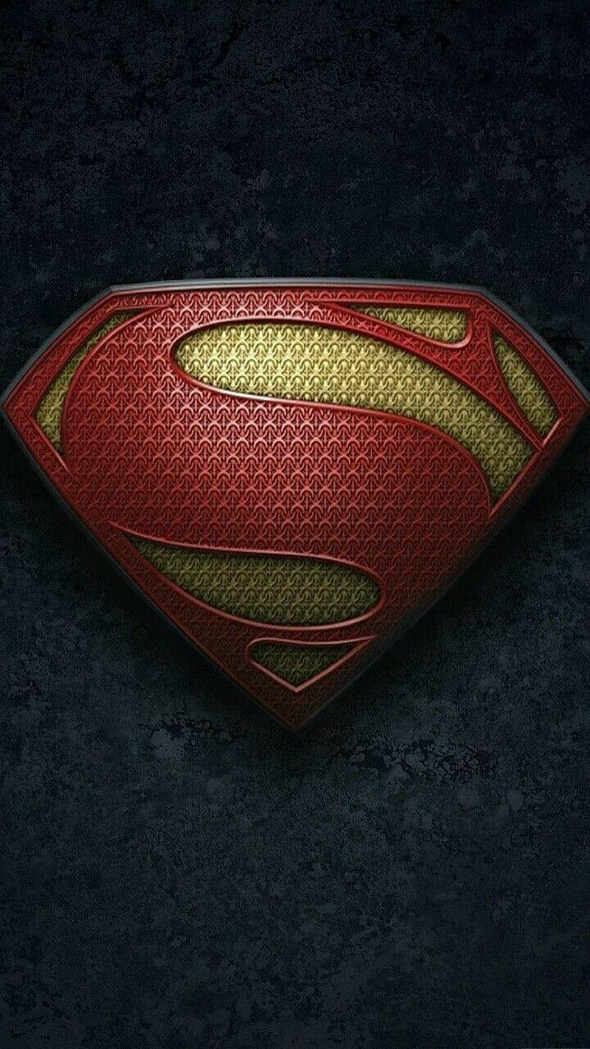 Logo Superman, ponsel superman wallpaper ponsel HD