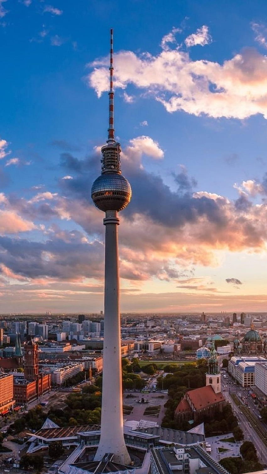 Berlin untuk Android, kota berlin wallpaper ponsel HD