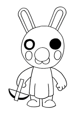 Coloring Page Roblox. Piggy, Noob and others. Print for, piggy roblox ...