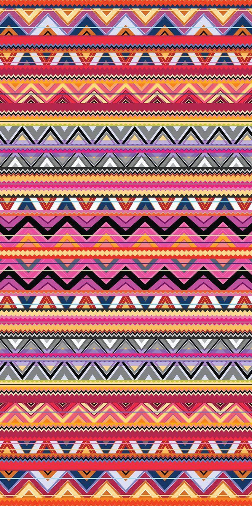 Aztec Art Print by Ornaart, azthec pinterest background HD phone wallpaper