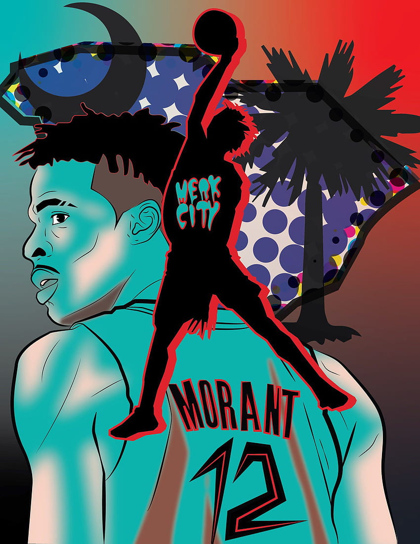Free download Ja Morant NBA Caricature Art Wallpaper by skythlee on  1440x1800 for your Desktop Mobile  Tablet  Explore 48 Ja Morant  Wallpapers  Ja Morant Desktop Wallpapers Ja Morrant Wallpapers