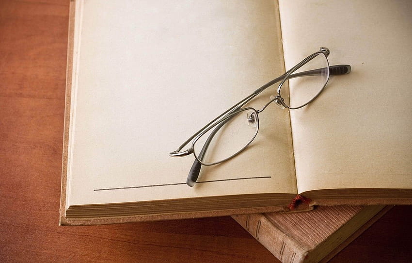 BACKGROUND, GLASSES, STANKO, BOOK, PAGE , section разное, optemetrist HD wallpaper