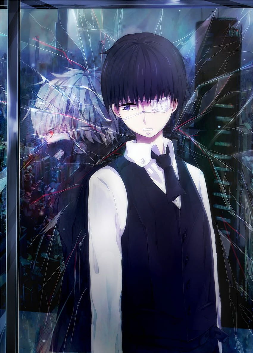 Black hotsell hair kaneki