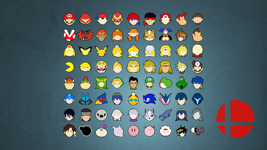 I made a Smash with all the stock icons! Tell me what you think : SmashBrosUltimate, smash brothers ultimate stock icons HD wallpaper