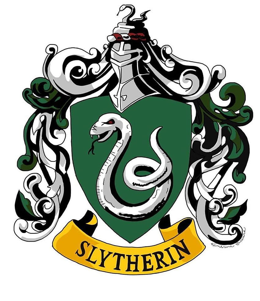 Logotipos de Slytherin, universidad de Slytherin fondo de pantalla del teléfono