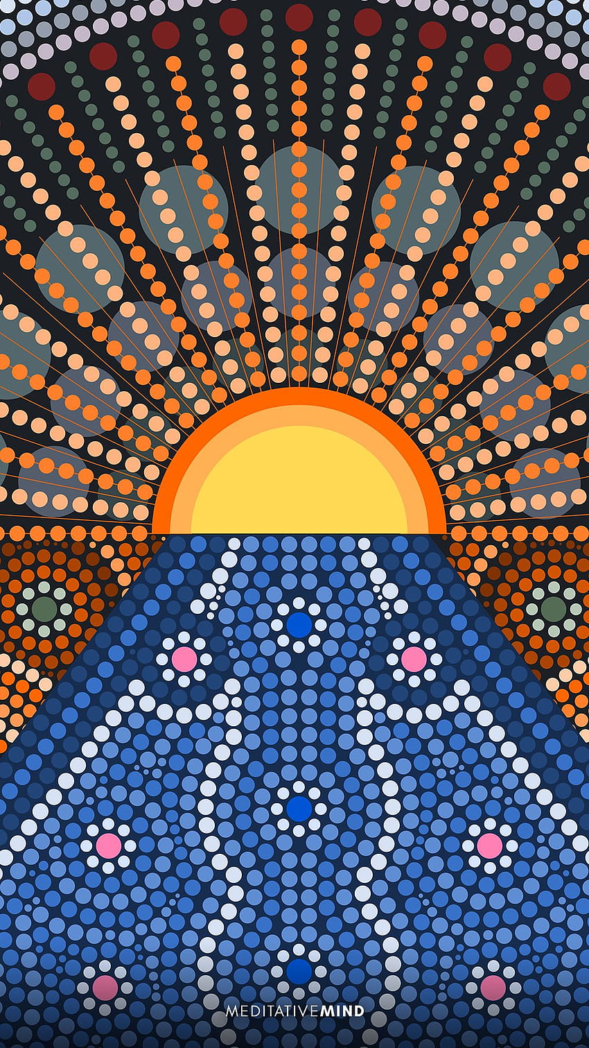 11 arte de puntos aborígenes asombrosamente hermosos + pinturas indígenas y aborígenes fondo de pantalla del teléfono