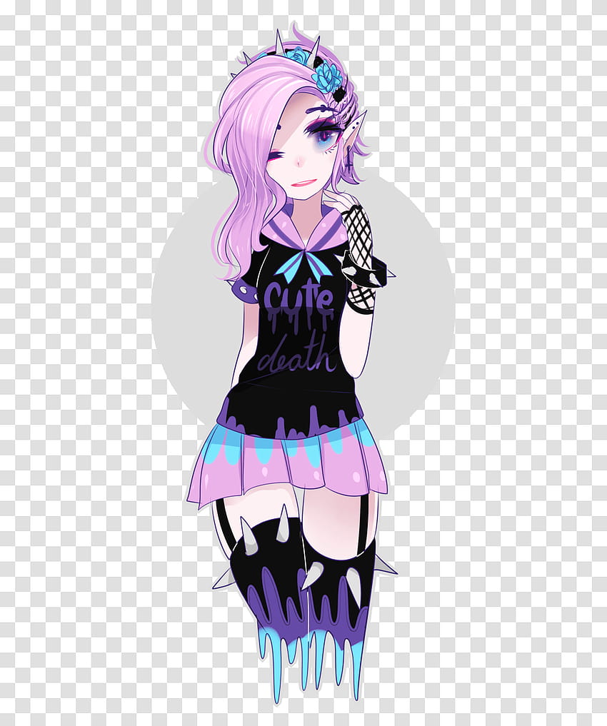 Cute Goth Anime Girls, Person Transparent Png – Pngset, gothic kawaii anime HD phone wallpaper