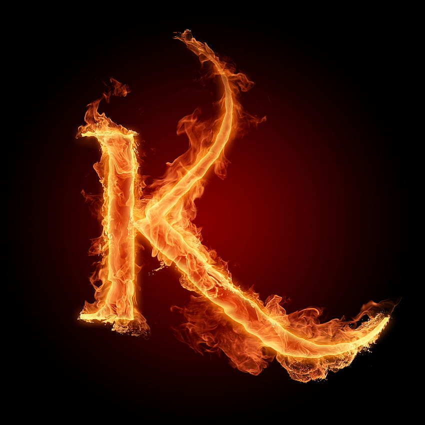 The Alphabet : The letter K in 2021, v blue fire letter HD phone wallpaper