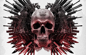 expendables skull wallpaper