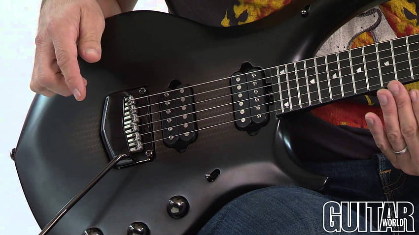 John Petrucci Signature Guitar, gitar music man HD wallpaper