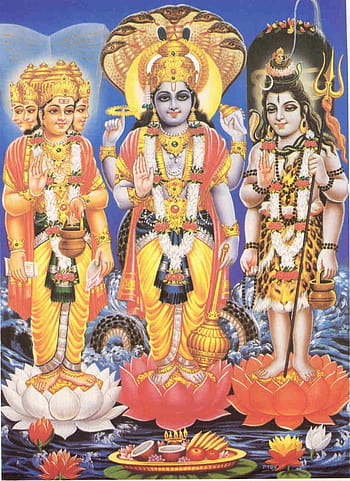 Trimurti – Brahma, Vishnu and Shiva • Mandalas Life