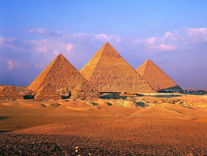 ปิรามิดแห่งกิซ่า Egypt World ในรูปแบบ jpg สิ่งมหัศจรรย์ของโลก วอลล์เปเปอร์ HD