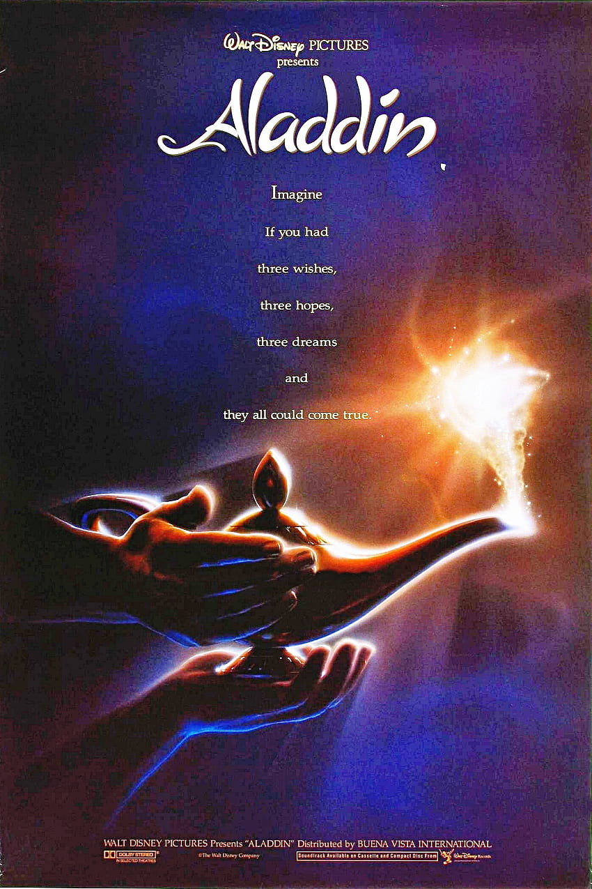 Aladdin Live Action Prequel Genie em andamento na Disney, lâmpada de gênio Papel de parede de celular HD