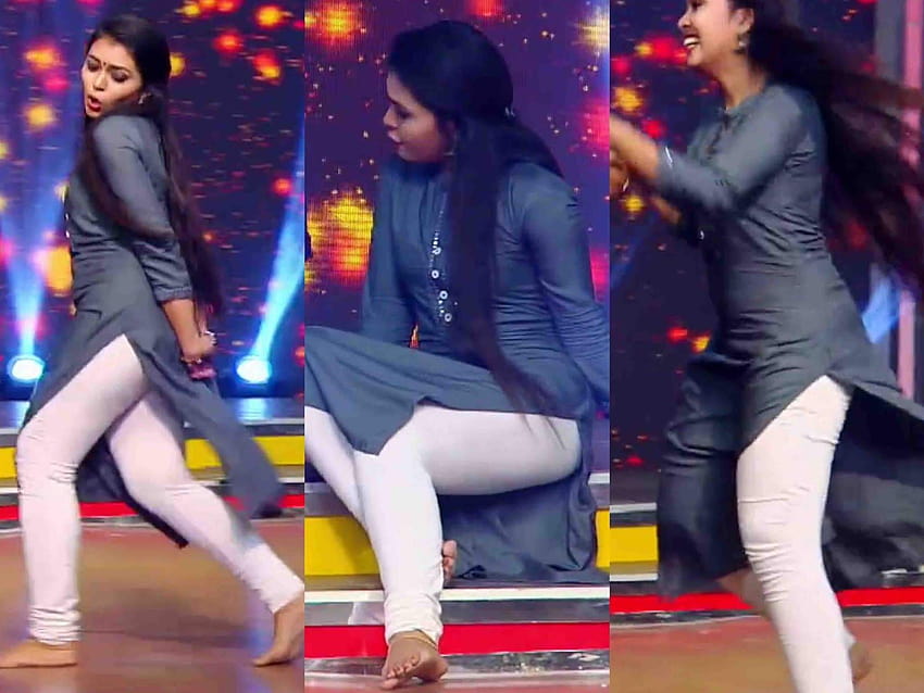 Check Out Flowers TV Tamaar Pataar Mridula Vijay Hot in Tight Leggings Including Hottest Spicy Thighs HD wallpaper