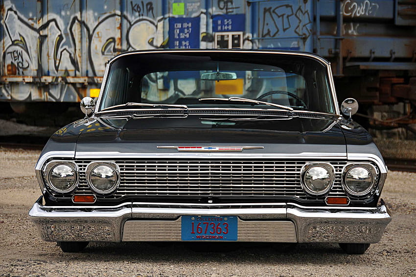 1963 Chevrolet Impala SS lowrider vehicle auto automobile car custom, 63 impala HD wallpaper