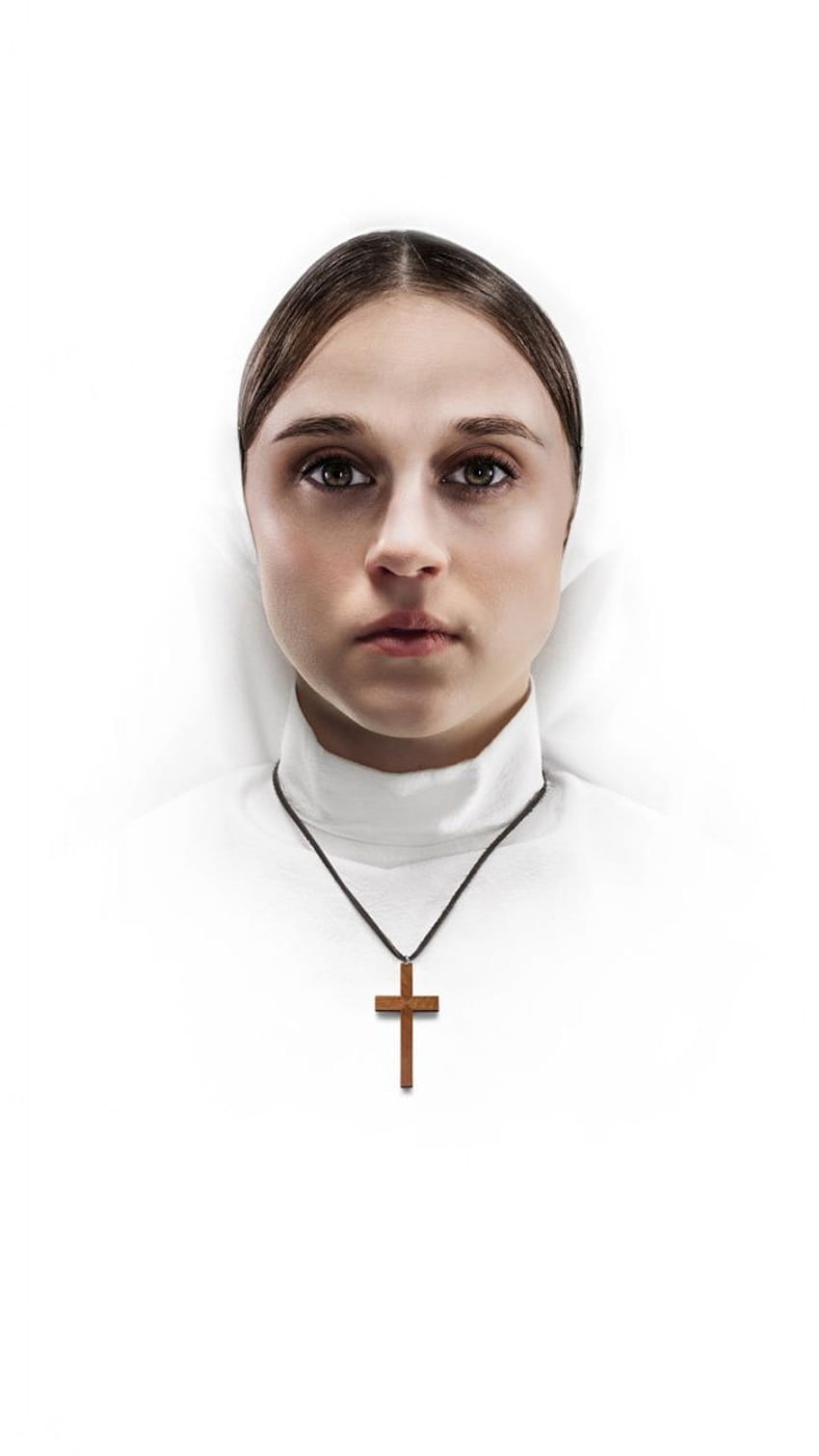 Taissa Farmiga, The Nun, film horror, 2018, minimal, arte, 720x1280, telefono suora Sfondo del telefono HD