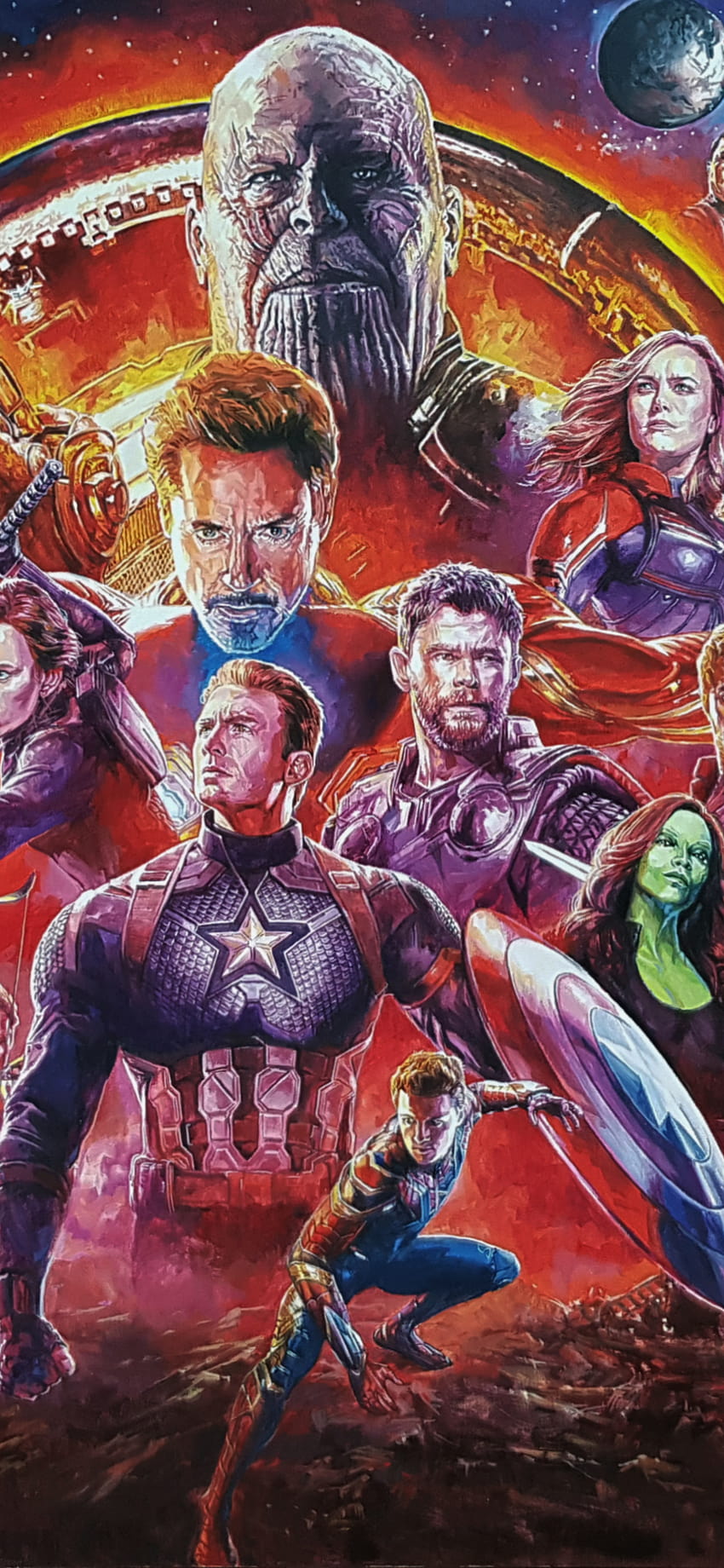 Wallpaper 4k Avengers Endgame Gauntlet Sketch Poster Wallpaper
