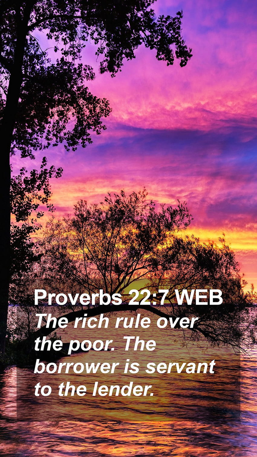 Proverbs 22:7 WEB Mobile Phone, poor and rich HD phone wallpaper