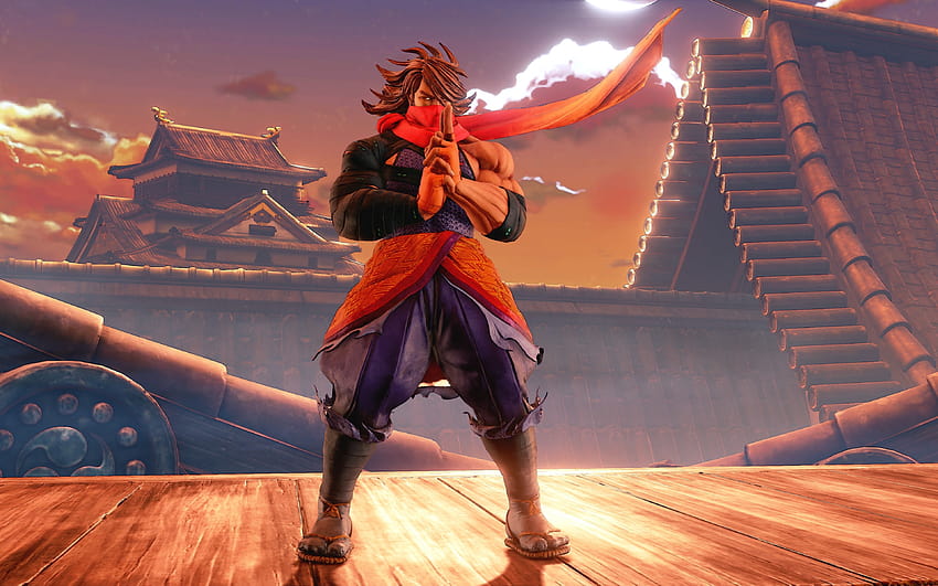 Guy Zeku, art, fighting game, Street Fighter V with resolution 3840x2400. High Quality HD wallpaper