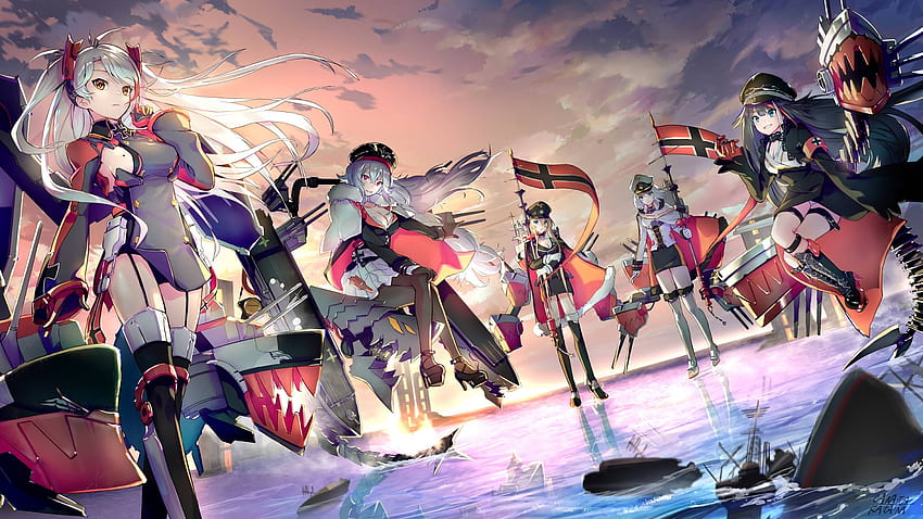 Ship Girls Fleet [Azur Lane] [1440x2560] : Anime HD wallpaper